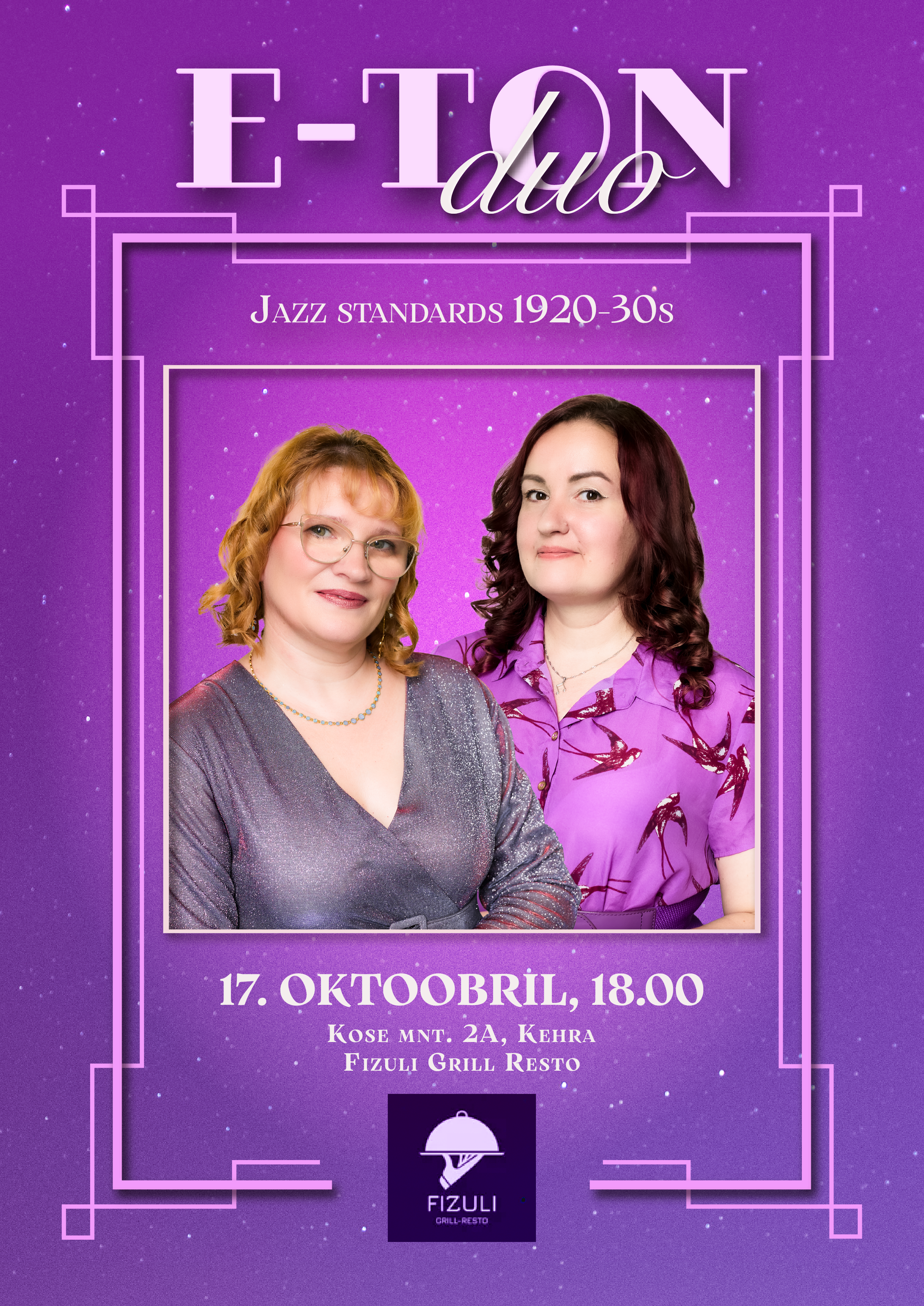 Fizuli Grill jazz event poster